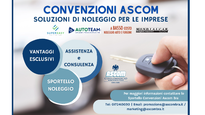 CONVENZIONI ASCOM: soluzioni di noleggio per le im