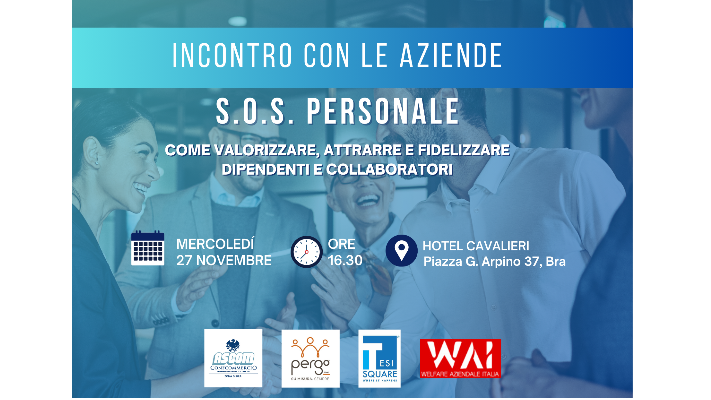 SOS PERSONALE: INCONTRO CON LE AZIENDE