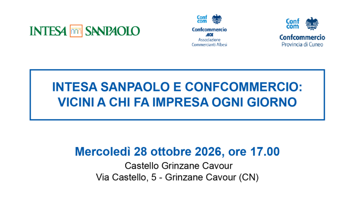 Intesa Sanpaolo e Confcommercio: nuove opportunità