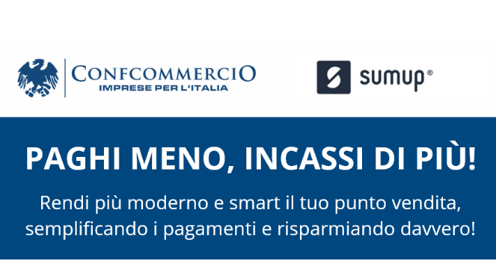 NUOVE CONDIZIONI DI FAVORE SUMUP PER GLI ASSOCIATI