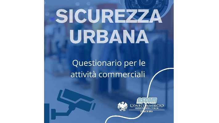 QUESTIONARIO SULLA SICUREZZA URBANA NEI NEGOZI